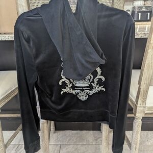 Juicy Couture - Black Velour Tracksuit Set